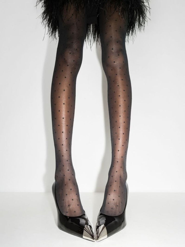 Black Vesper 90 Patent Leather Pumps