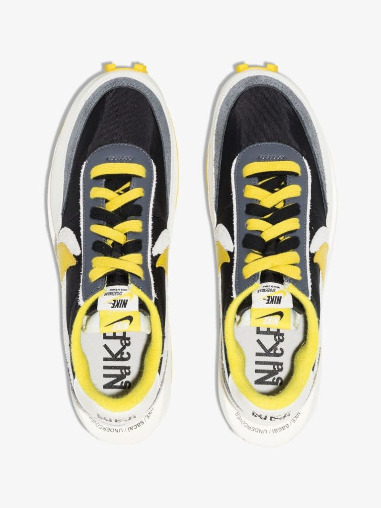 X Sacai X Undercover Black Ld Waffle Sneakers