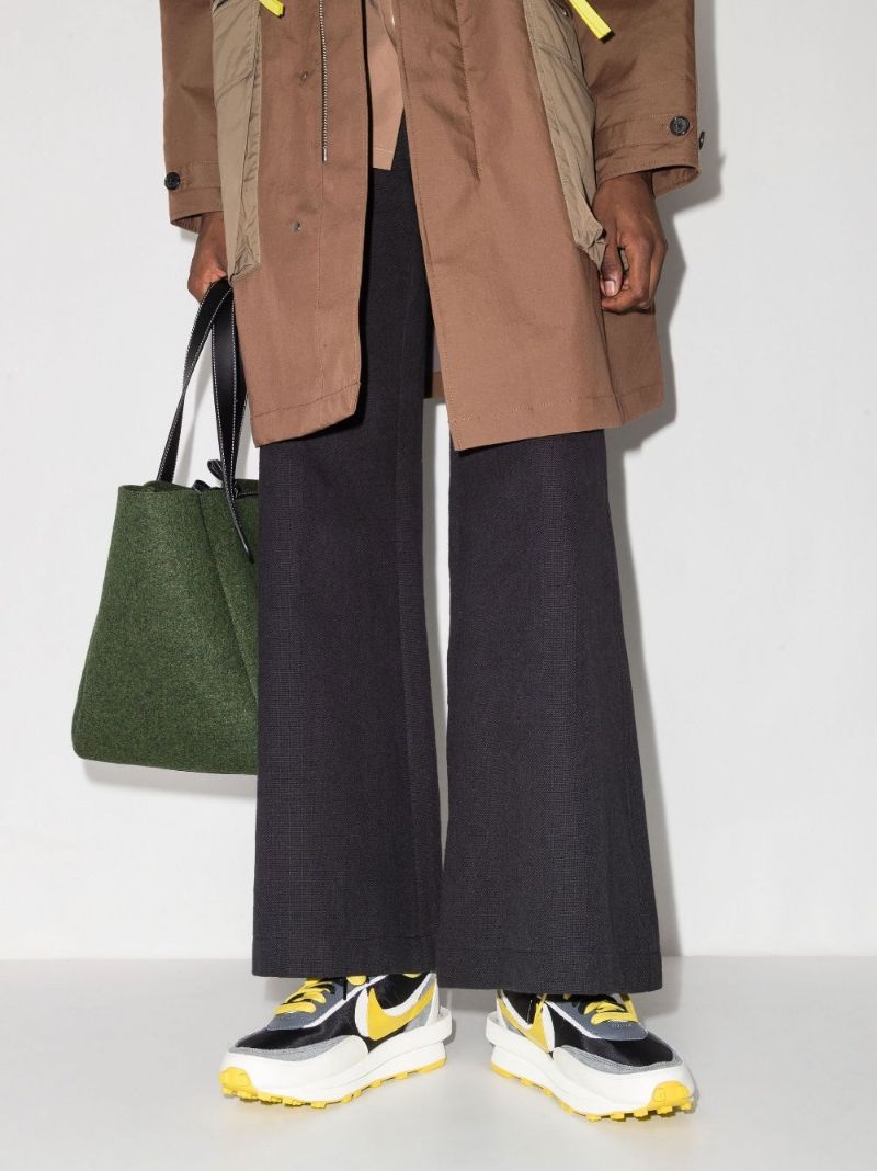 X Sacai X Undercover Black Ld Waffle Sneakers