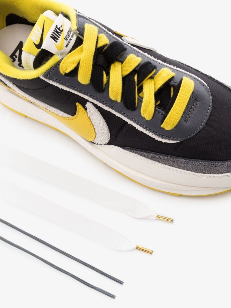 X Sacai X Undercover Black Ld Waffle Sneakers