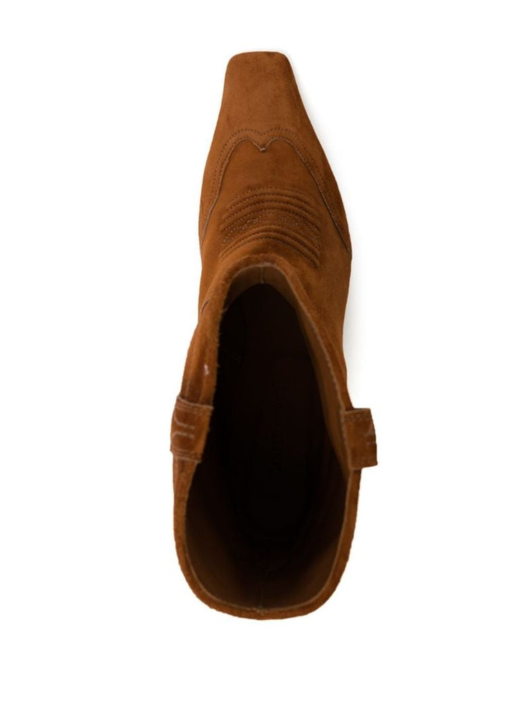 Brown the Dallas 50 Suede Ankle Boots