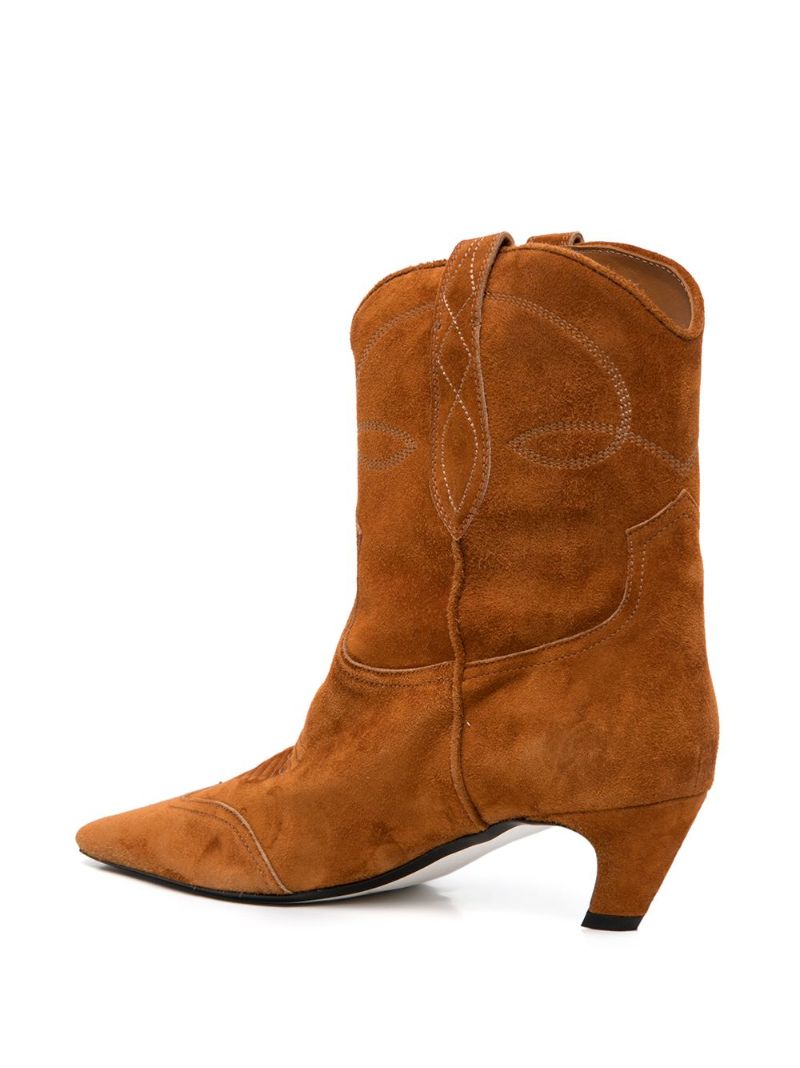 Brown the Dallas 50 Suede Ankle Boots