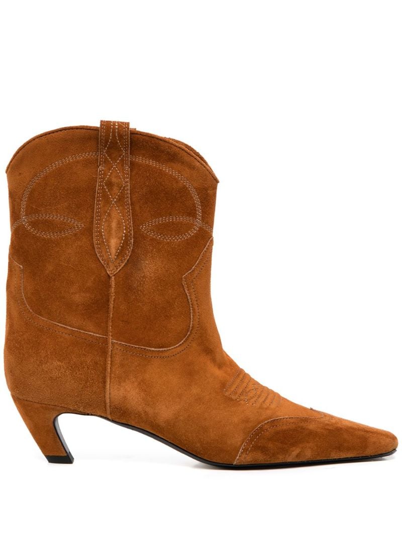 Brown the Dallas 50 Suede Ankle Boots