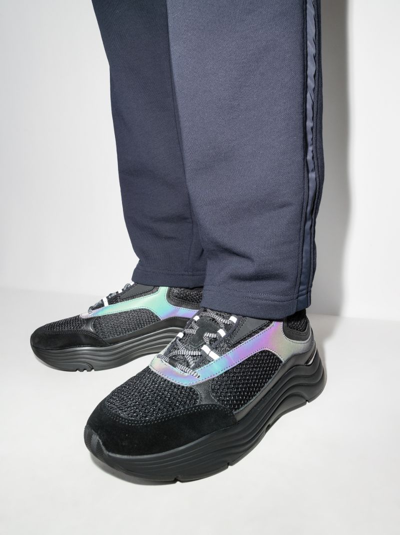 Black Cyrus Reflect Sneakers