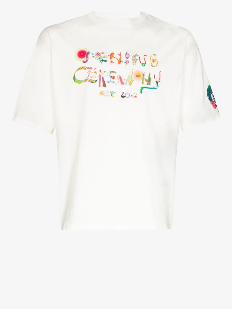 X Li Kuanzhen Logo Cotton T-shirt