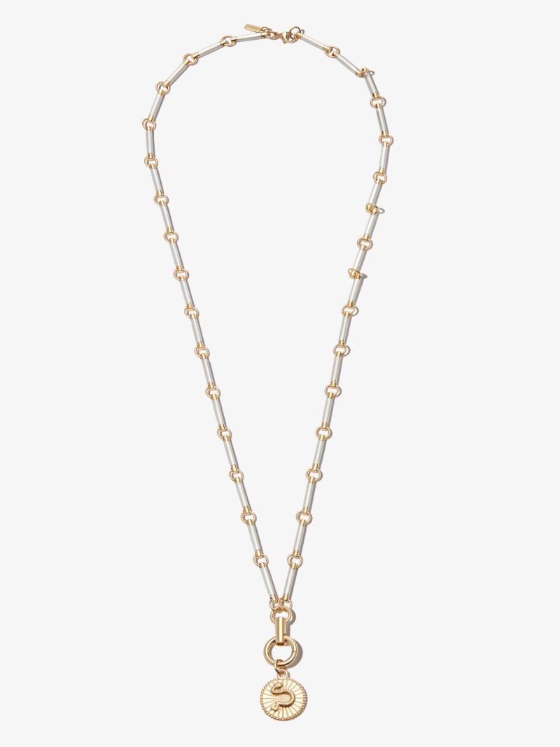 18k Yellow Gold Wholeness Element Chain Diamond Necklace