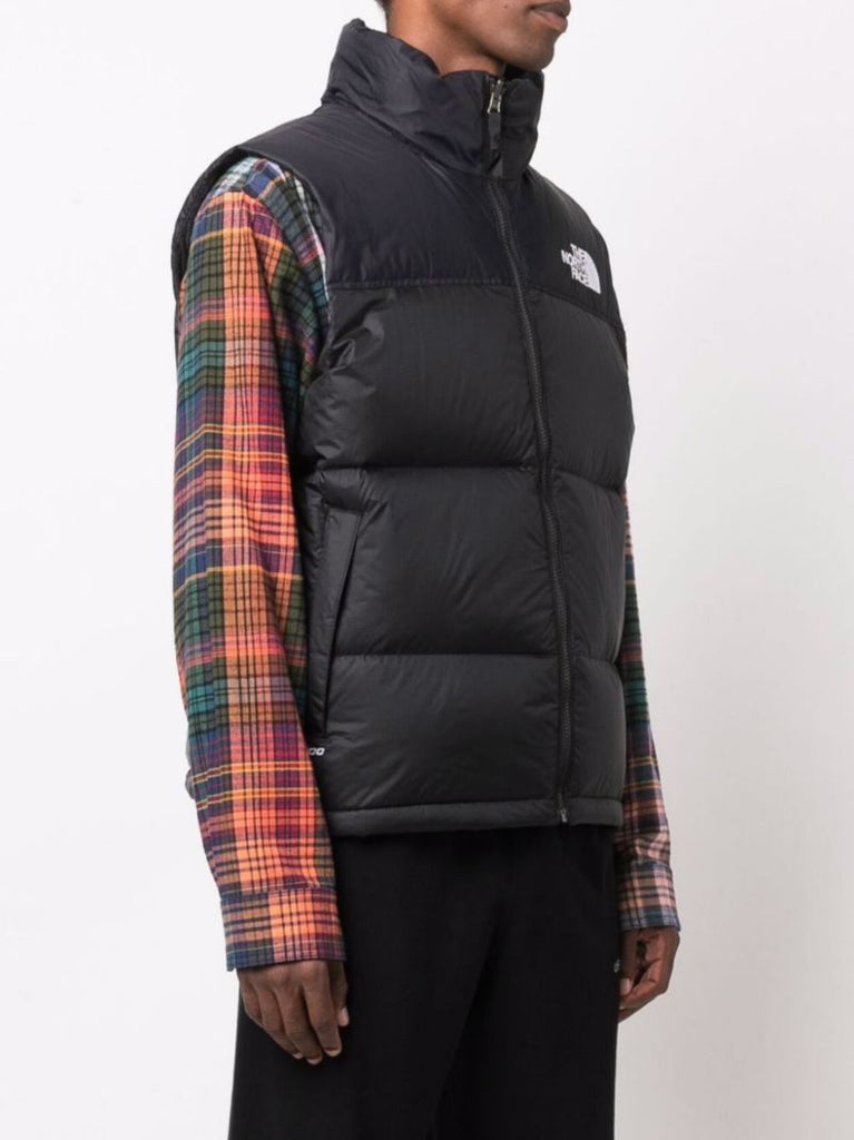 Black Diablo Quilted Puffer Gilet