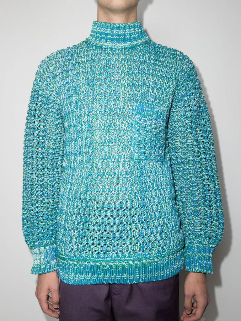 Jacquard Chunky Knit Sweater