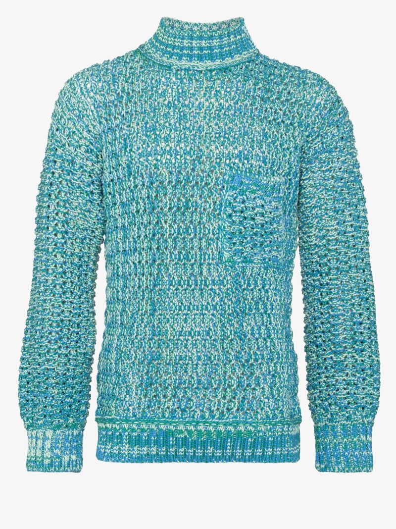 Jacquard Chunky Knit Sweater