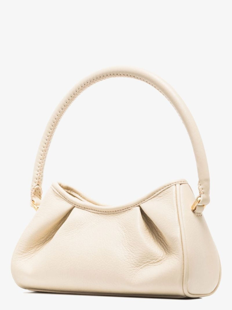 Neutral Dimple Small Leather Shoulder Bag