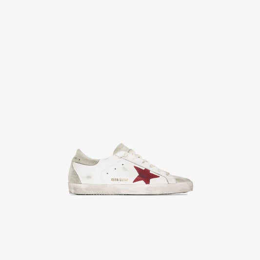 White Super-star Leather Sneakers