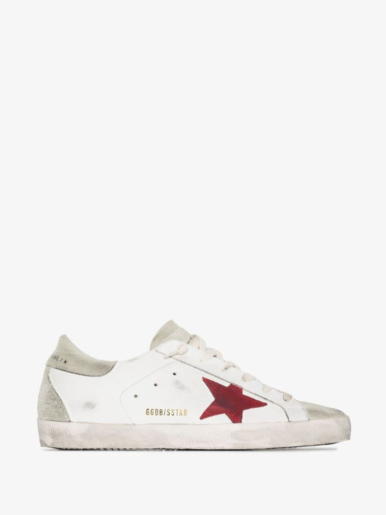 White Super-star Leather Sneakers