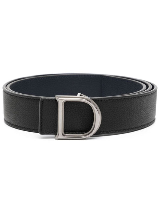 Black Reversible Leather Belt