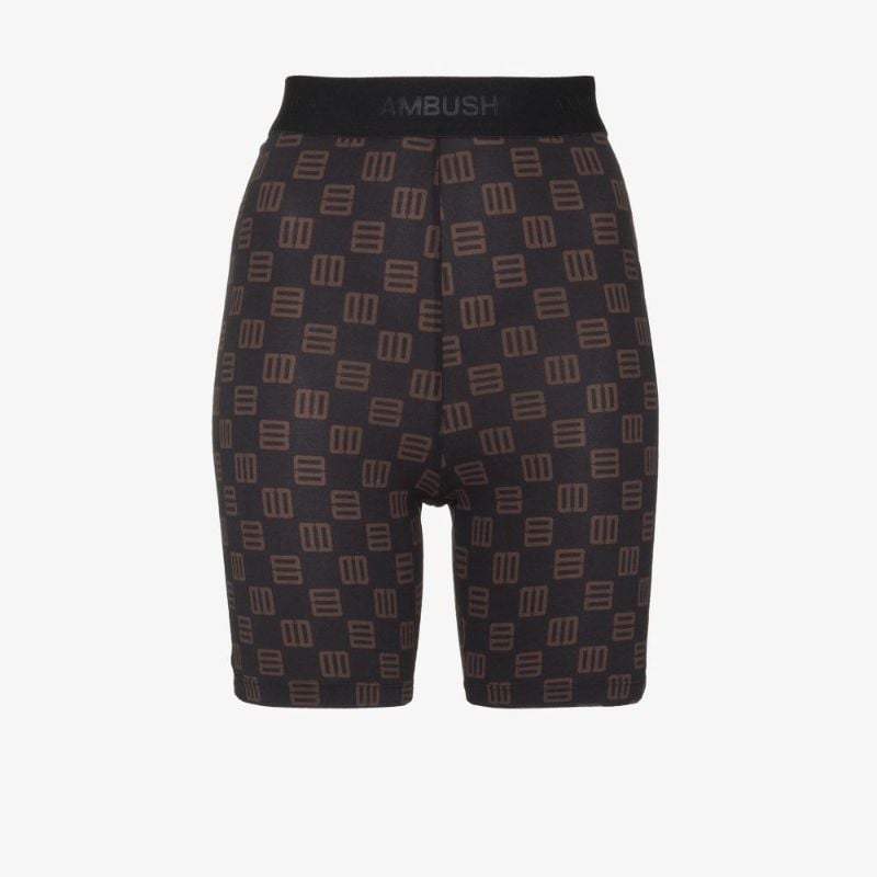 Monogram Print Shorts