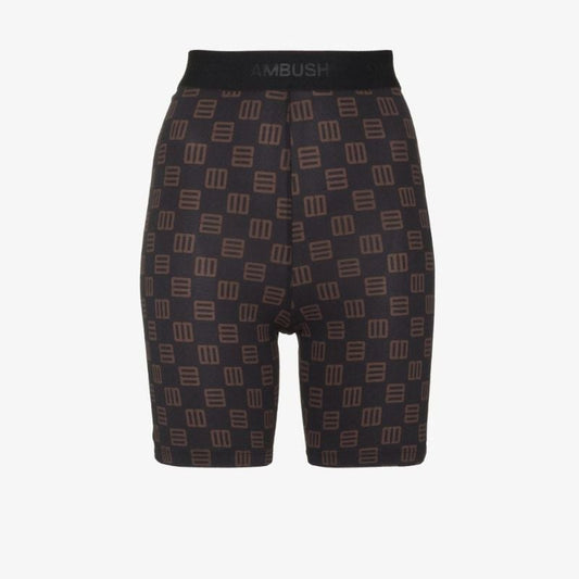 Monogram Print Shorts