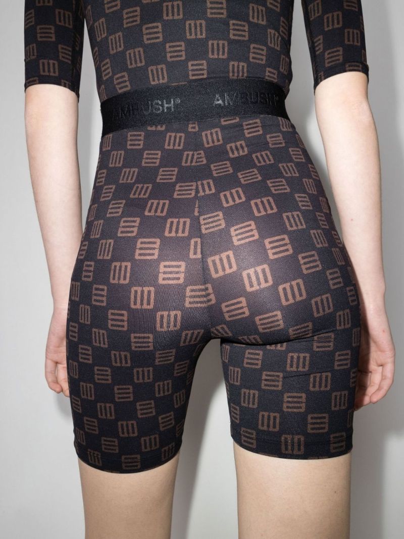 Monogram Print Shorts