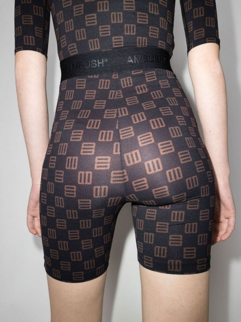 Monogram Print Shorts