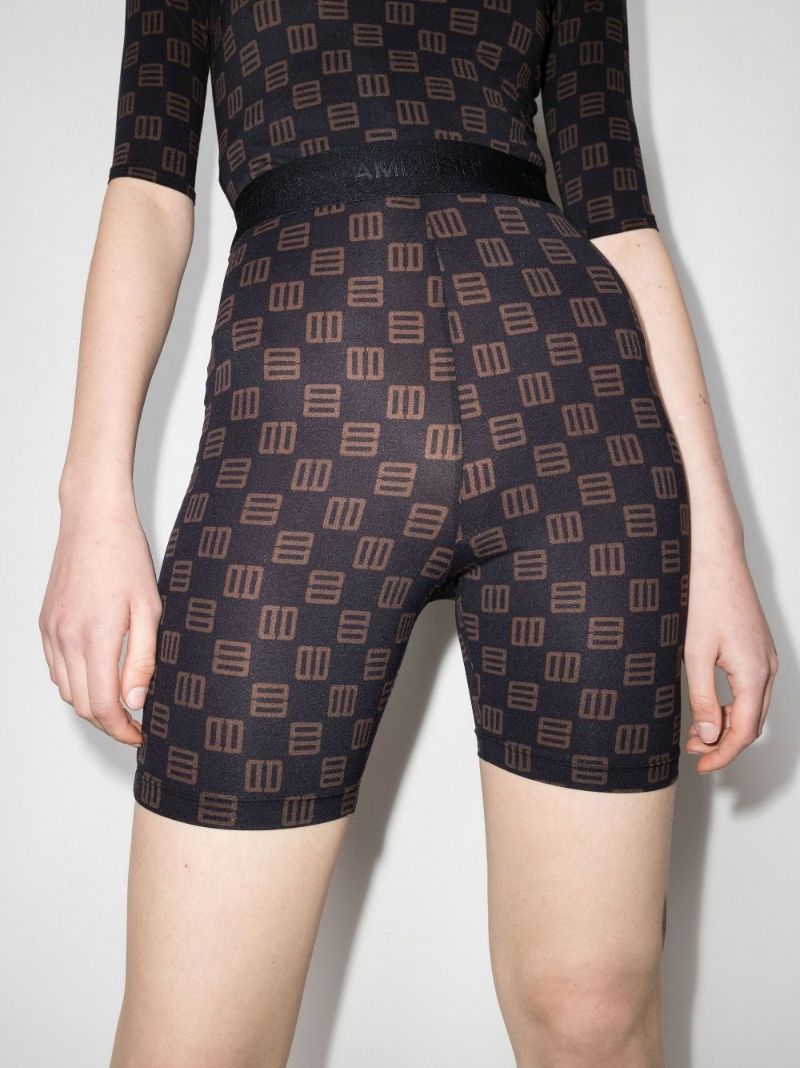 Monogram Print Shorts