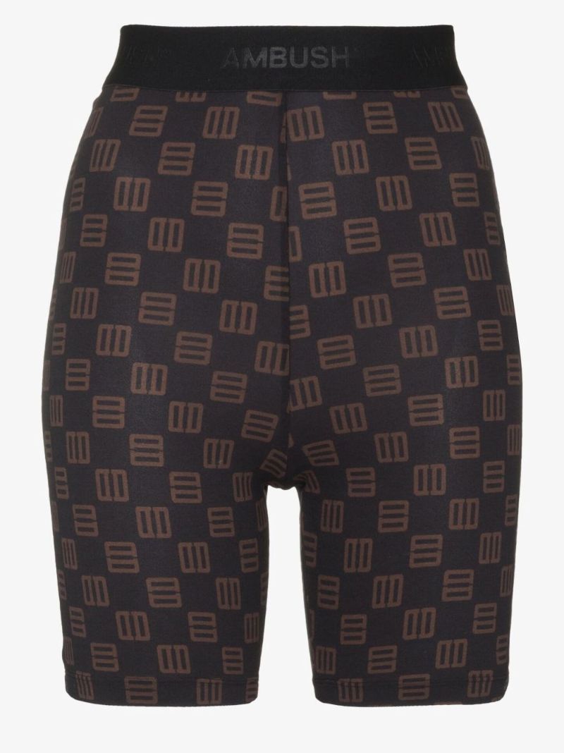Monogram Print Shorts