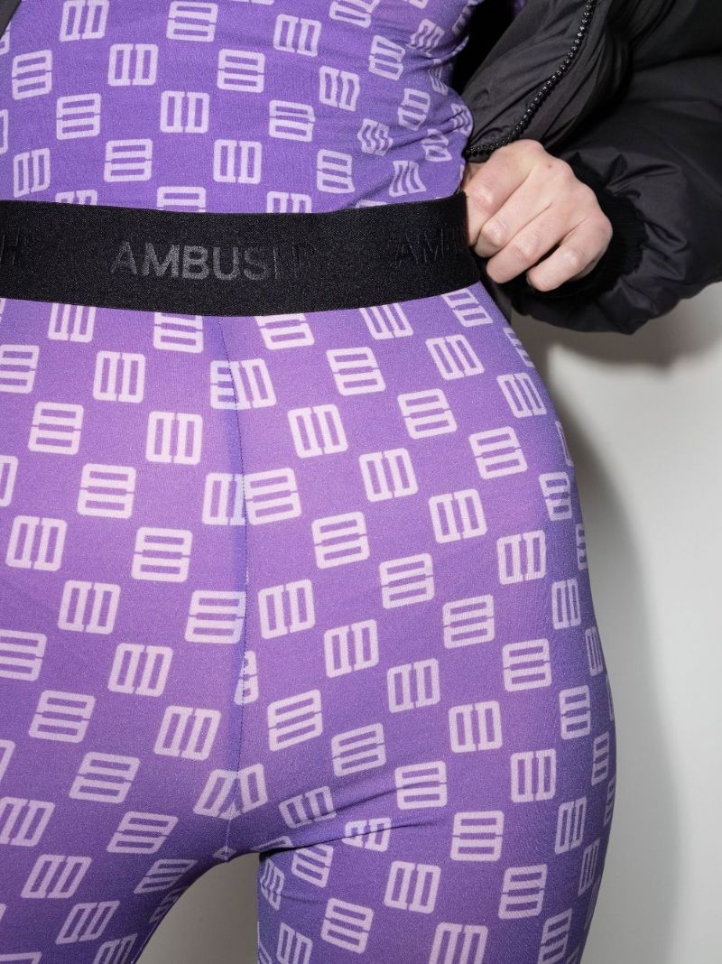 Monogram Print Cycling Shorts