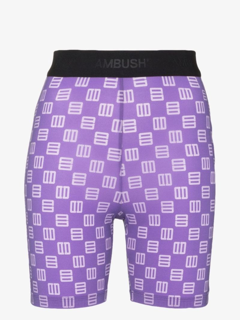 Monogram Print Cycling Shorts