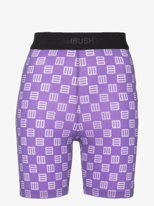 Monogram Print Cycling Shorts
