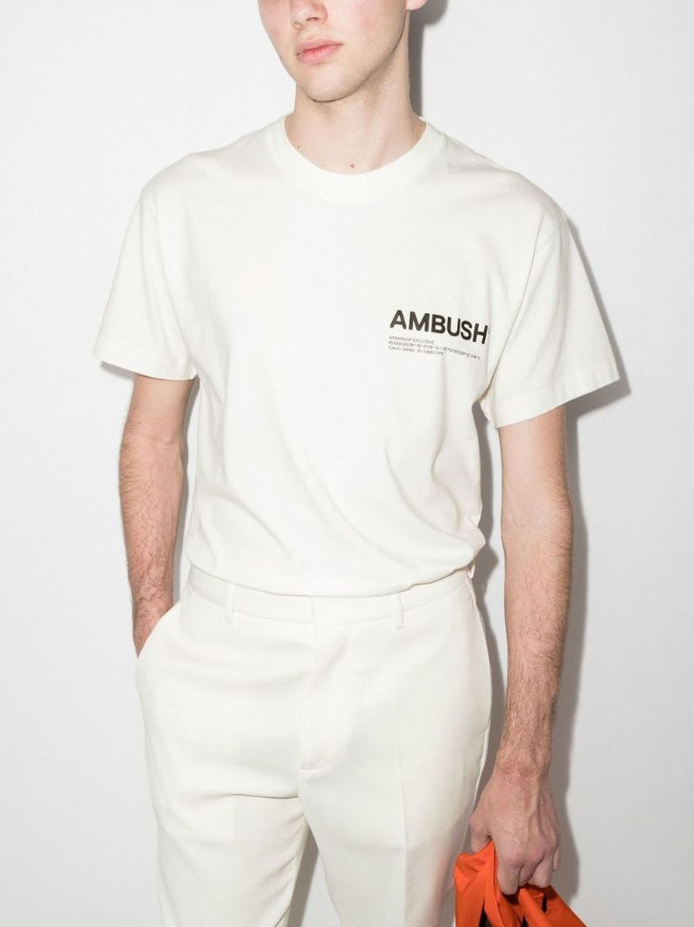 Ambush Jrsy Wrkshp Ss Tshrt Whte