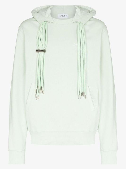 Logo Embroidered Cotton Hoodie