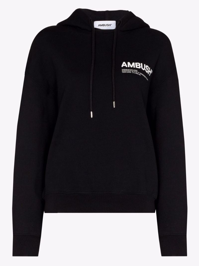 Workshop Logo Cotton Hoodie