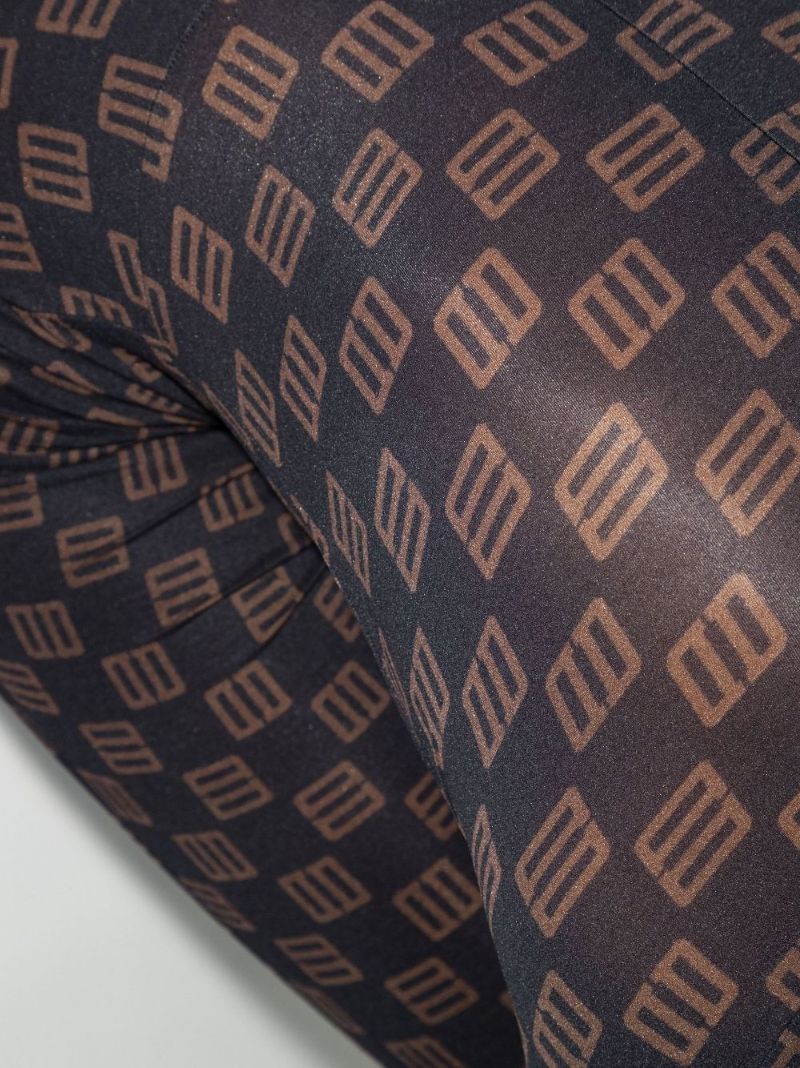 Monogram Print Catsuit