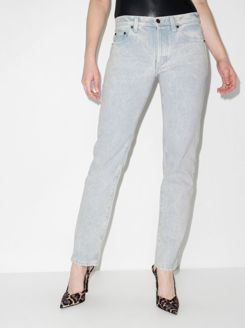 Light Wash Straight Jeans