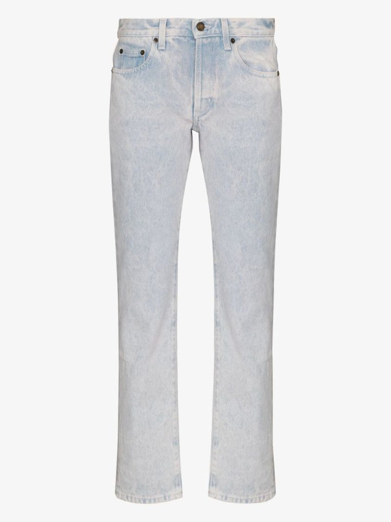 Light Wash Straight Jeans