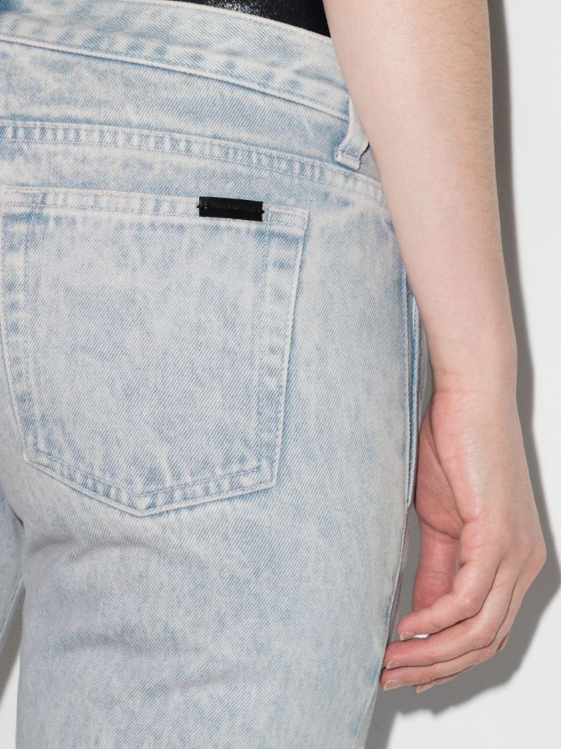 Light Wash Straight Jeans
