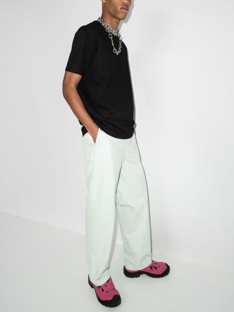 Monogram Collar Cotton T-shirt