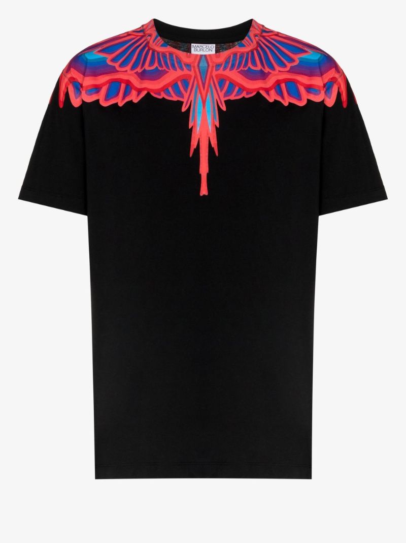 Curves Wings Cotton T-shirt