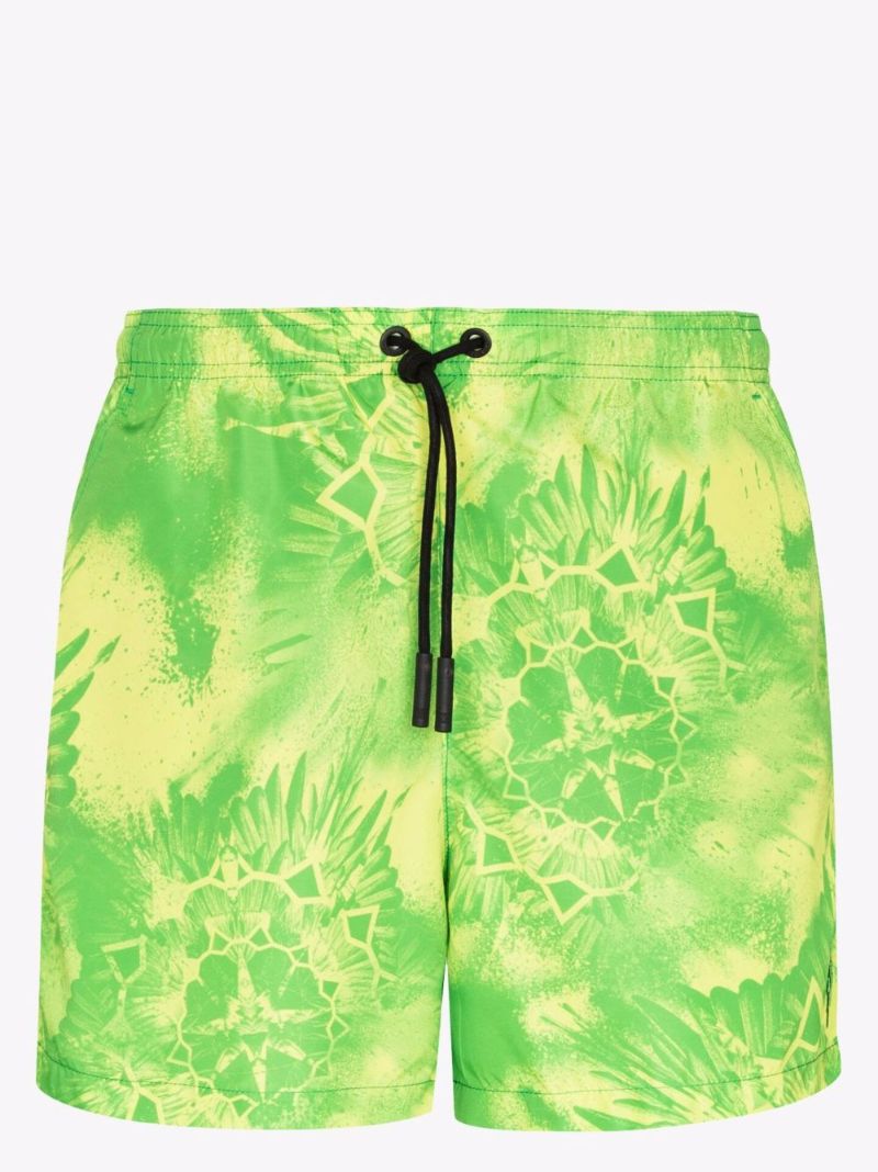 Kaleidoscope Wings Printed Swim Shorts