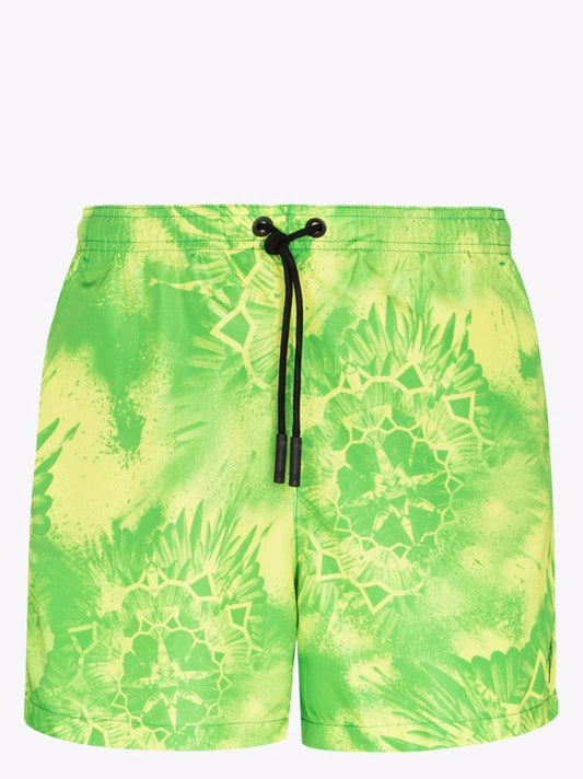 Kaleidoscope Wings Printed Swim Shorts