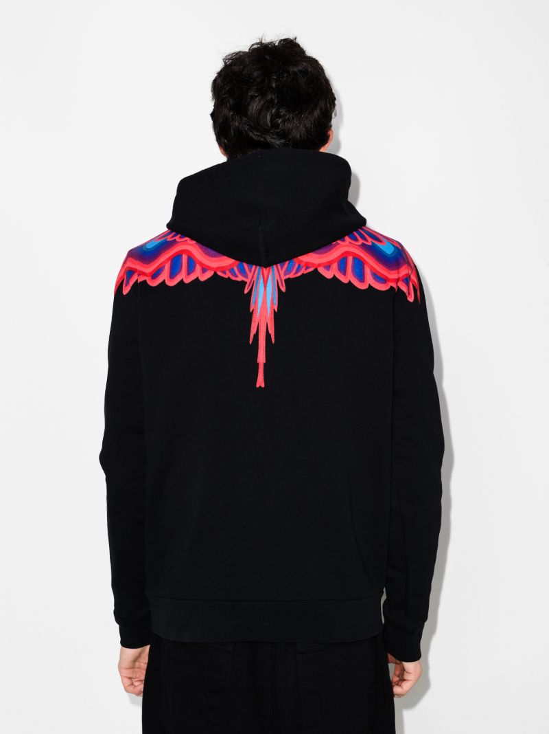 Curves Wings Cotton Hoodie