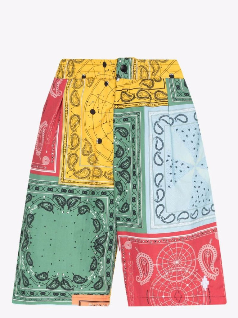 Bandana Print Knee-length Shorts