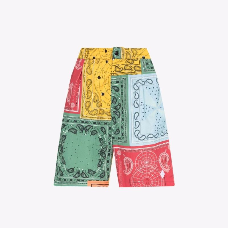 Bandana Print Knee-length Shorts