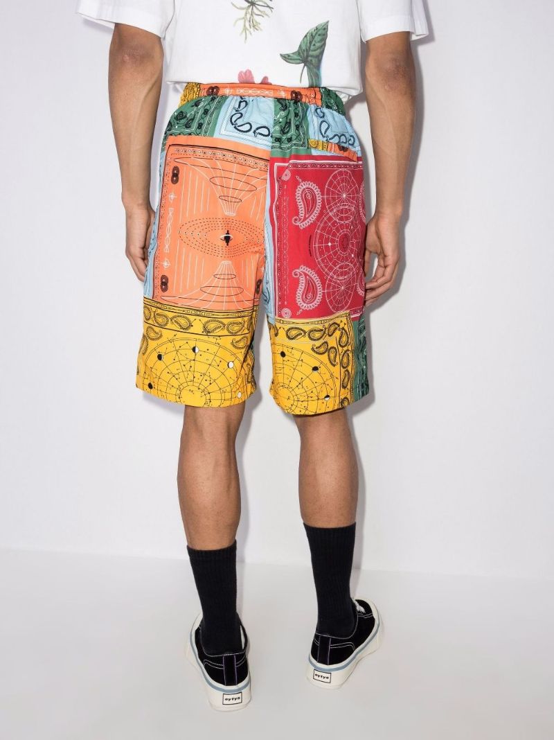 Bandana Print Knee-length Shorts