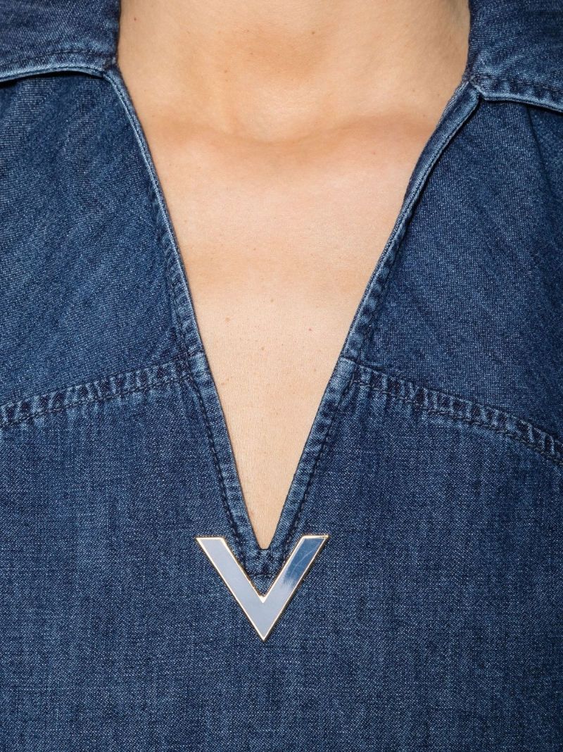 Vgold Denim Mini Dress