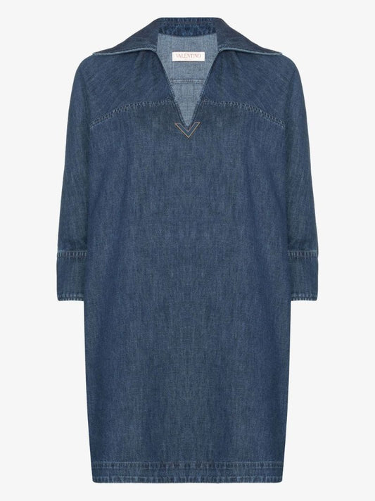 Vgold Denim Mini Dress