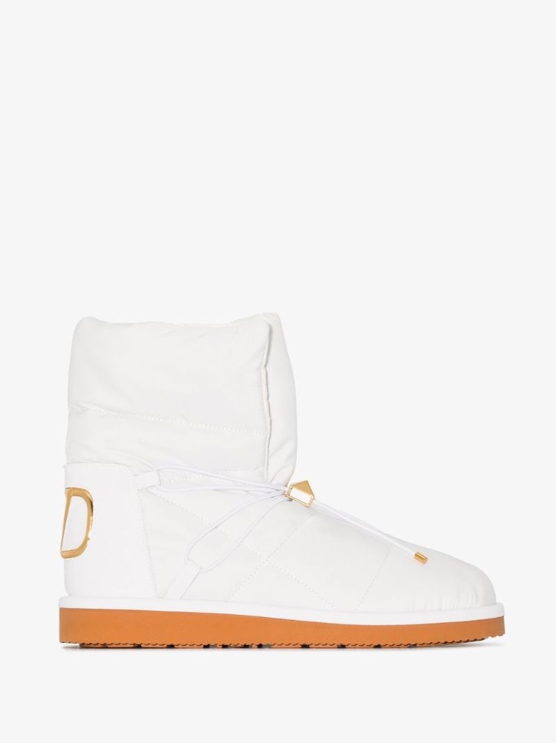White Vlogo Signature Padded Snow Boots