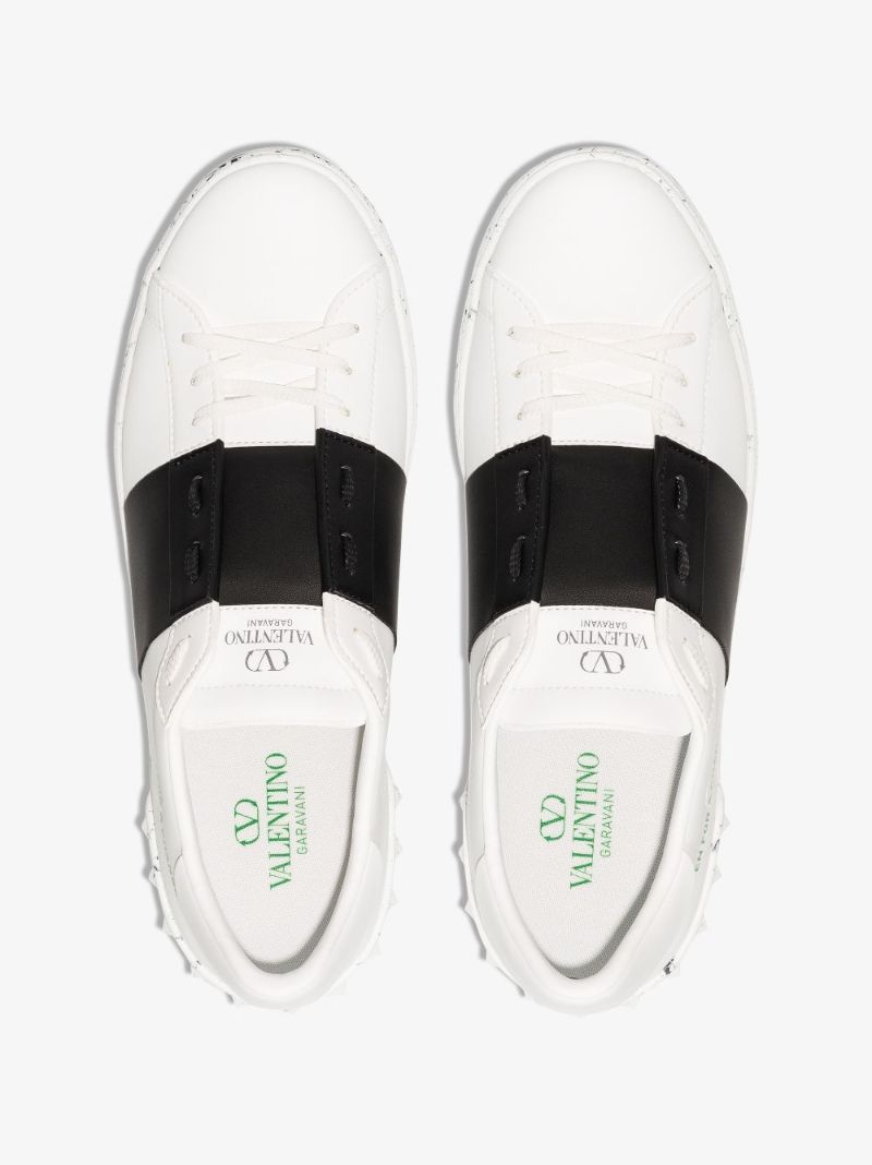 White Open for a Change Low Top Sneakers