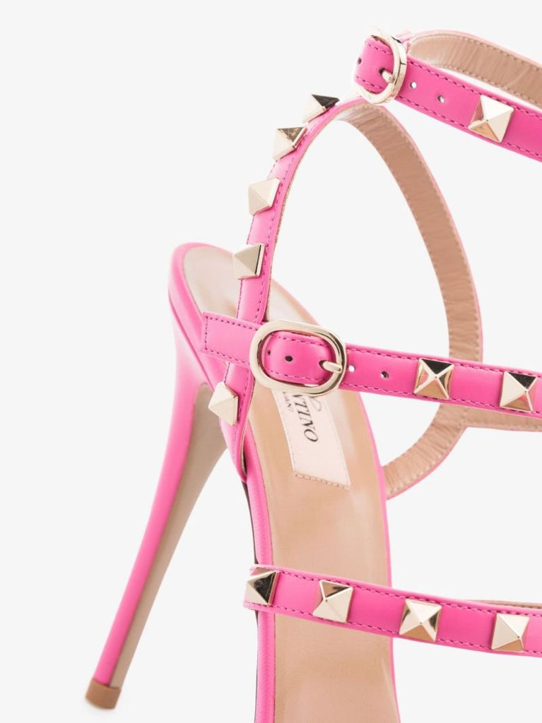 PinkÃ_x0082_Â rockstud 110 Leather Sandals