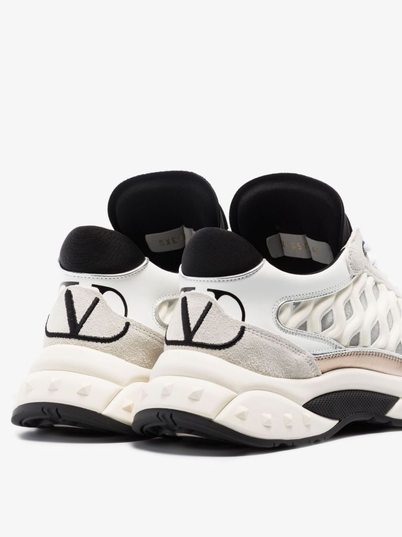 White Ready Go Runner Leather Sneakers