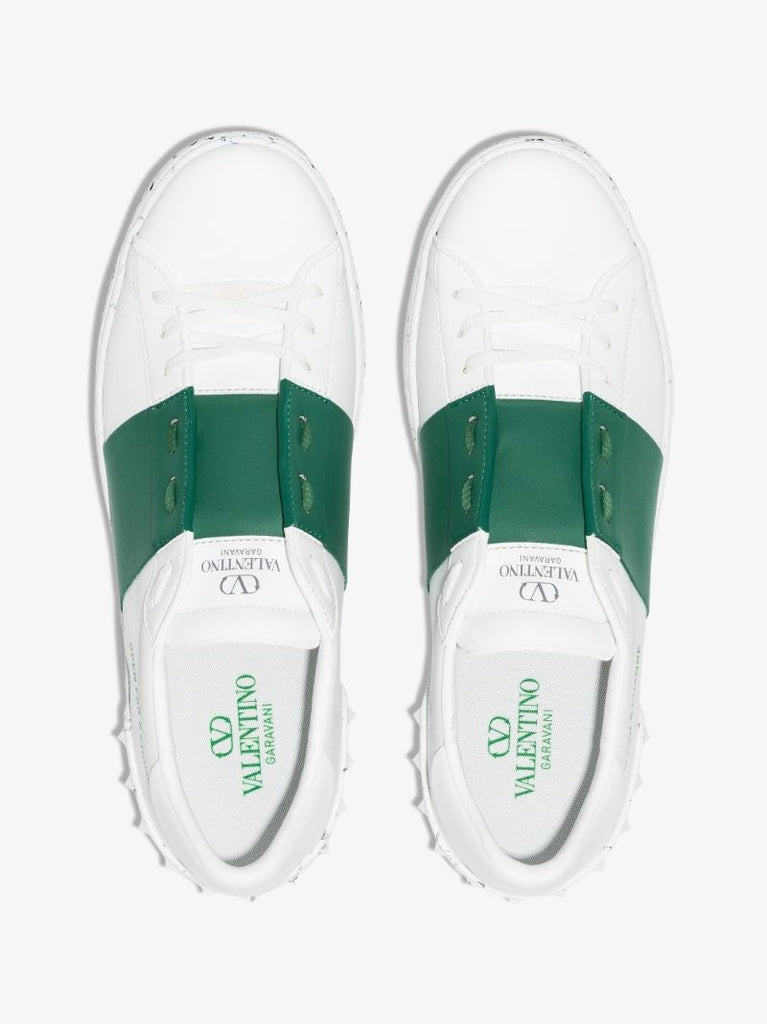 White Open for a Change Low Top Sneakers