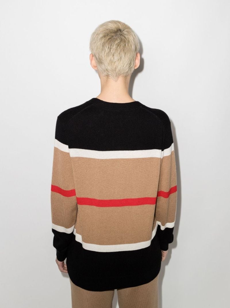 Phillipa Icon Stripe Cashmere Cardigan