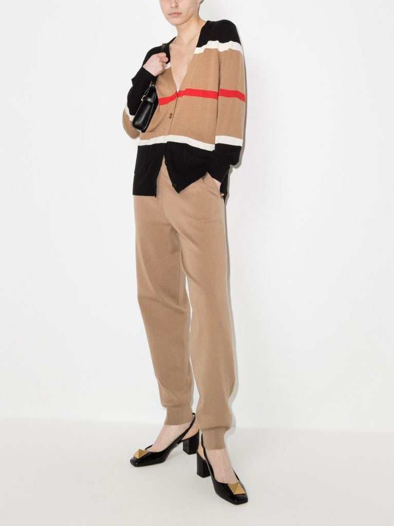 Phillipa Icon Stripe Cashmere Cardigan